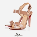 Sova Heel 100mm Nude Patent Leather BSCL817100