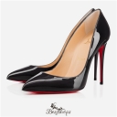 Pigalle Follies 100mm Fusain Patent Leather BSCL116458