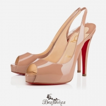 N Prive 120mm Nude Patent Leather BSCL477569