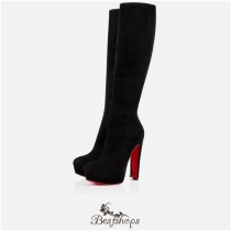 Lady Boot 140mm Black Veau velours BSCL816552