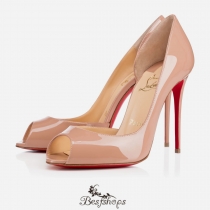 Demi You 100mm Nude Patent Leather BSCL022786