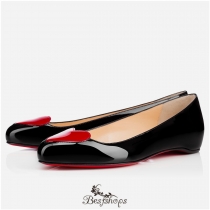 Doracora Flat Black Red Patent Leather BSCL822774