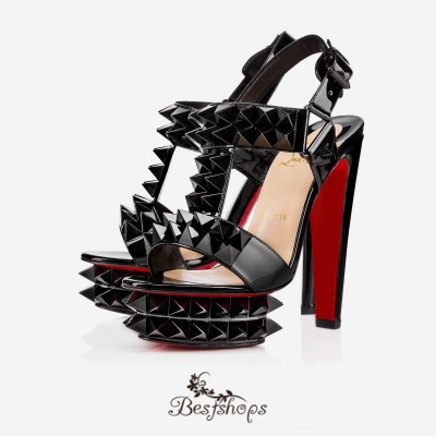 Cybersandale 150mm Black Patent Leather BSCL4992110
