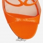 Jimmy Choo Neon Orange Snakeskin Sandals 120mm BSJC7555474