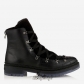 Jimmy Choo Black Leather and Shearling Boots BSJC9800601