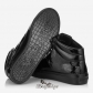 Jimmy Choo Black Nappa Sneakers with Gunmetal Stars BSJC2142205