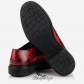 Jimmy Choo Red and Black Russian Flower Calf Leather Creepers BSJC7654618