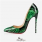 Pigalle Follies 120mm Version Vert Patent Leather BSCL815779