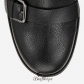 Jimmy Choo Black Grainy Leather Flat Boots BSJC5871608