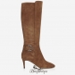 Jimmy Choo Khaki Brown Suede and Calf Ankle Boots 65mm BSJC2870658