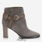 Jimmy Choo Taupe Grey Suede Ankle Boots 80mm BSJC4489033