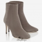 Jimmy Choo Taupe Grey Suede Ankle Boots 85mm BSJC6610054