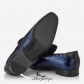 Jimmy Choo Uniform Blue Pailettes Fabric Tasselled Slippers BSJC9858748