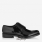 Jimmy Choo Black Shiny Calf and Silver Mirror Leather Loafers BSJC9004528