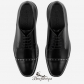 Jimmy ChooBlack Shiny Calf Leather Lace Up Shoes BSJC0004528