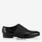 Jimmy Choo Black Shiny Calf and Elastic Formal Shoes BSJC4112528