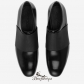 Jimmy Choo Black Shiny Calf and Elastic Formal Shoes BSJC4112528