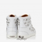 Jimmy Choo White Leather Trainers with Stars BSJC698554