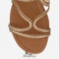 Jimmy Choo Canyon Leather Flat Sandals BSJC7422228