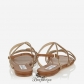 Jimmy Choo Canyon Leather Flat Sandals BSJC7422228