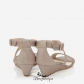 Jimmy Choo Nude Glitter Printed Leather Wedge Sandals 70mm BSJC7335228
