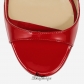 Jimmy Choo Red Patent Leather Strappy Sandals 120mm BSJC7321538