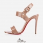 Sova Heel 100mm Nude Patent Leather BSCL817100