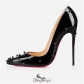 Diamond Spike 120mm Black Patent Leather BSCL116335