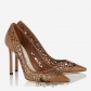 Jimmy Choo Canyon Laser Perforated Leather Pointy Toe Pumps 100mm BSJC4633520