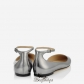 Jimmy Choo Steel Mirror Leather Pointy Toe Flats BSJC0740506
