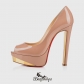 Tuctivista 140mm Nude Patent Leather BSCL8911472