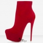 Daf Booty 160mm Ankle Boots Red BSCL401852