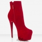 Daf Booty 160mm Ankle Boots Red BSCL401852