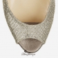 Jimmy Choo Champagne Glitter Fabric Platform Sandals100mm BSJC0328508
