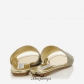 Jimmy Choo Gold Lamé Glitter Slides BSJC5510211