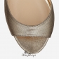 Jimmy Choo Gold Shimmer Leather Platform Sandals 145mm BSJC6574123